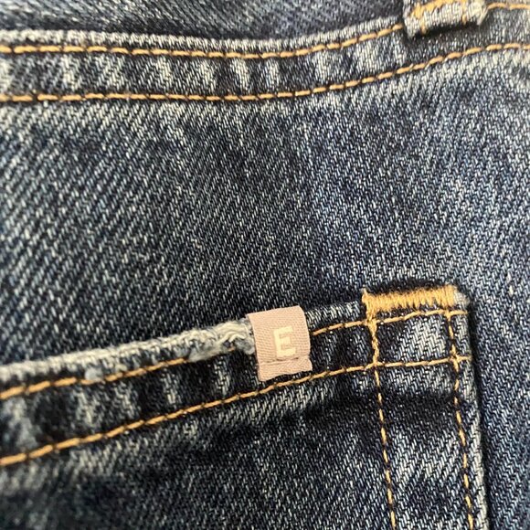 EVERLANE The Rigid Way High Straight Leg Jean in Rich Indigo Sz 28 - Picture 6 of 11